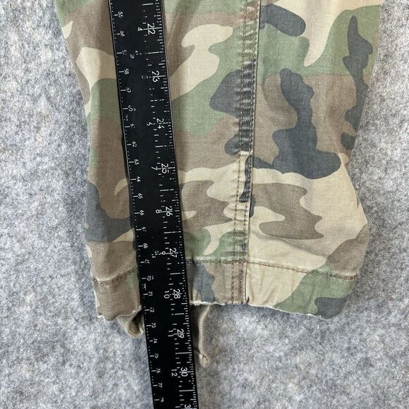 American Eagle Cargo Camouflage Pants Men's 28x28 Green Original Straight Flex - Picture 8 of 12